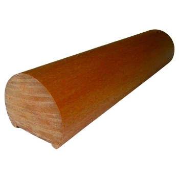 Semicircle Wood Round Stick 50mm(diameter)
